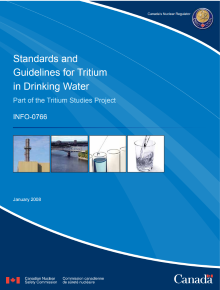 Standards and  Guidelines for Tritium  in Drinking Water