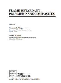 FLAME RETARDANT POLYMER NANOCOMPOSITES